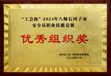 “工会杯”2024年八师石河子市清静员职业手艺竞赛优异组织奖